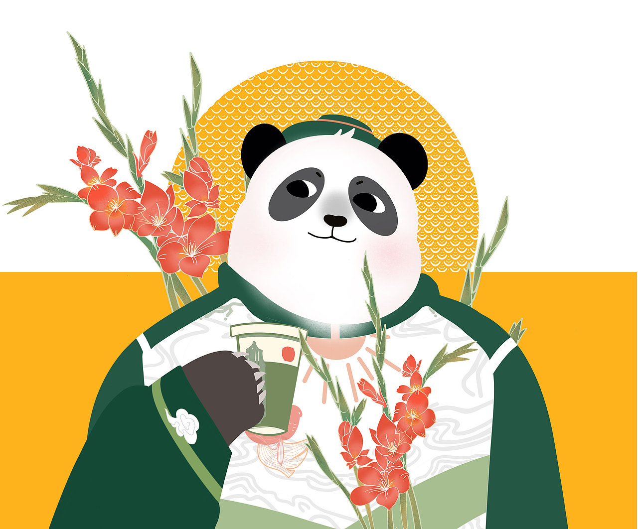 【大熊猫与小伙伴们】cool cool的世界（图ZMzUyMzM0NTQ4） - 商业插画 - 站酷设计师LIIIIING原创素材 - 站酷ZCOOL