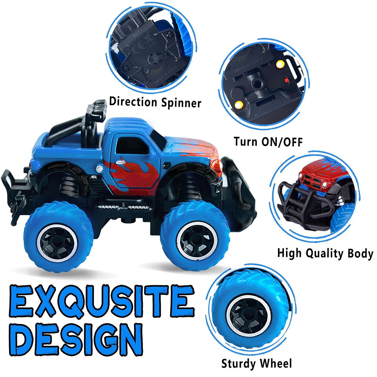 亚马逊主图 儿童玩具 遥控卡车