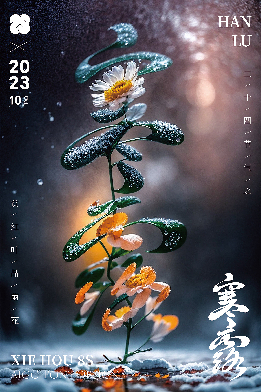 字体与AISD的完美碰撞!字体海报设计!