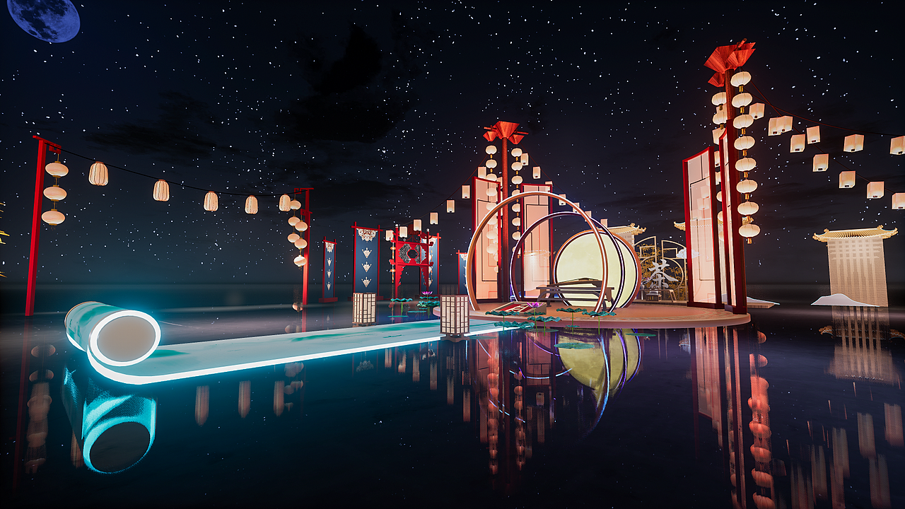 中秋美陈（图ZMzE0Nzc4MDAw） - 场景 - 站酷设计师冷颜ff原创素材 - 站酷ZCOOL