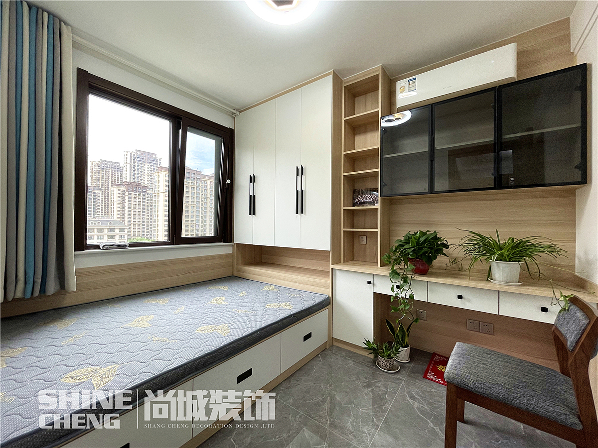 泰安吾悦华府小区134平新中式风格装饰设计实景案例（图ZMzEyODMzMTAw） - 家装设计 - 站酷设计师泰安尚城装饰原创素材 - 站酷ZCOOL