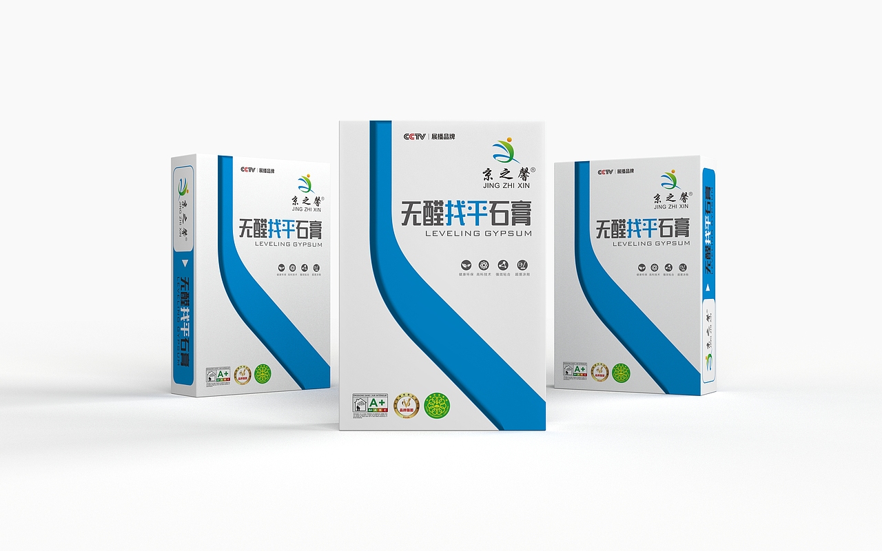 粉刷石膏腻子粉包装设计-悟杰品牌视觉设计