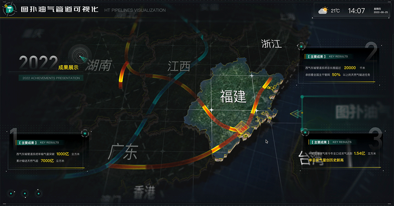 图扑软件数字孪生油气管道站，搭建油气运输管控平台