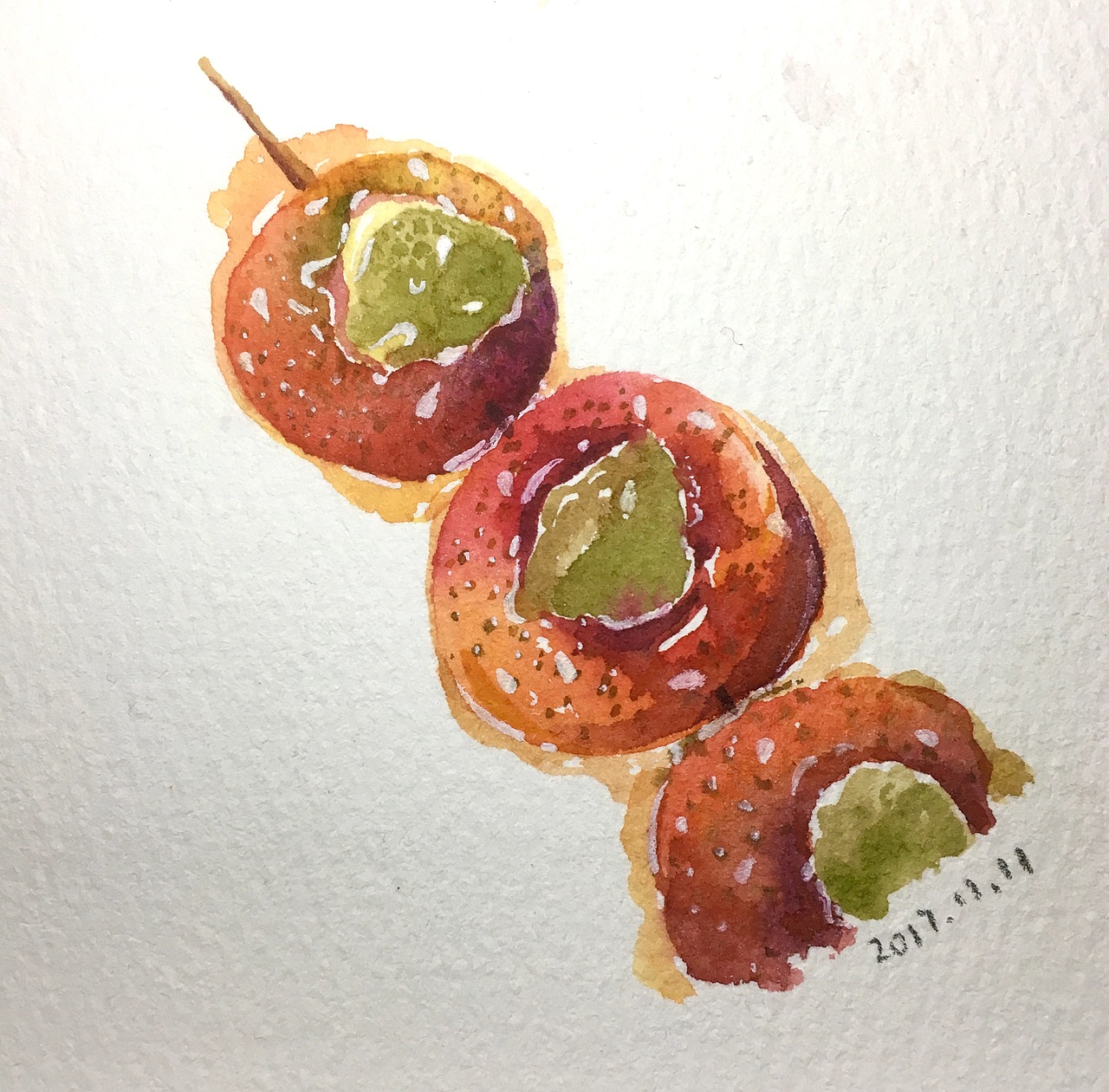 原创插画-水彩练习（图ZMzQzNTAzNzgw） - 商业空间设计 - 站酷设计师一只只033原创素材 - 站酷ZCOOL