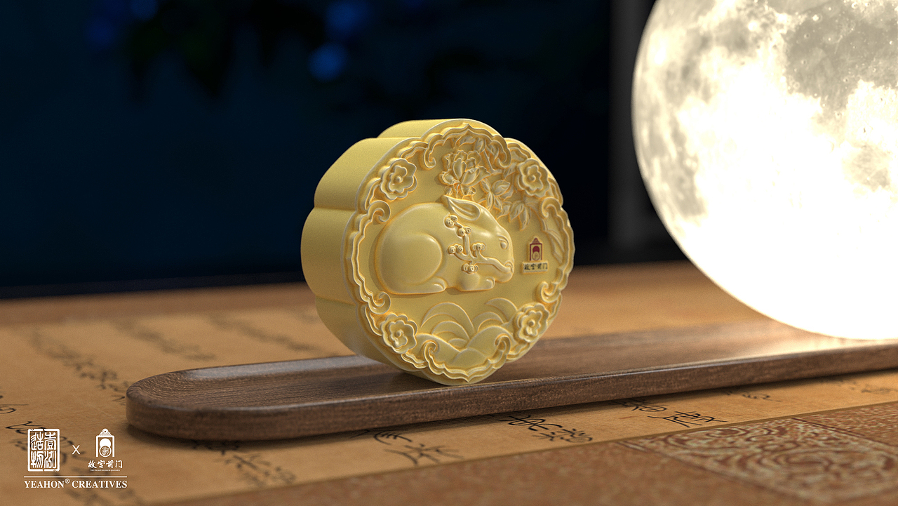 【壹泓造物x故宫前门】月满中秋，玉兔呈祥(环保礼盒)