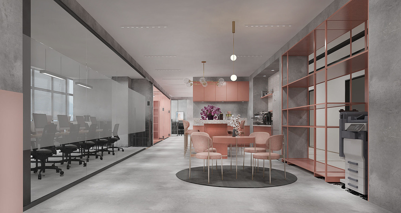 1700㎡辦公空間（圖ZMzYyNzU2NTgw） - 建筑設(shè)計 - 站酷設(shè)計師零售商業(yè)空間原創(chuàng)素材 - 站酷ZCOOL