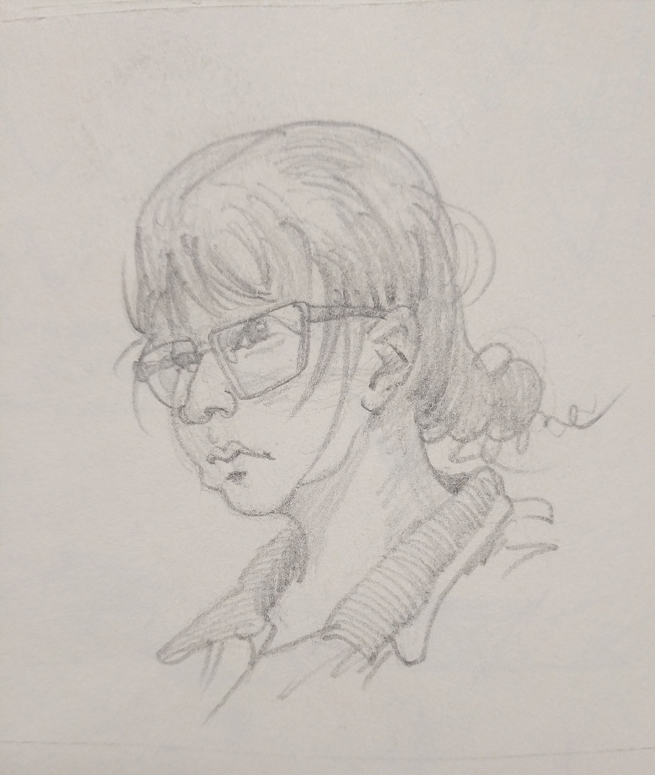 人物速写、铅笔速写