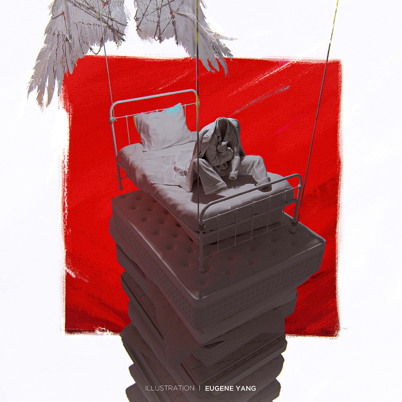 Morpheus Dereliction 墨菲斯·失职（图ZMzUyMTA3MjU2） - 艺术插画 - 站酷设计师Eugenyang原创素材 - 站酷ZCOOL