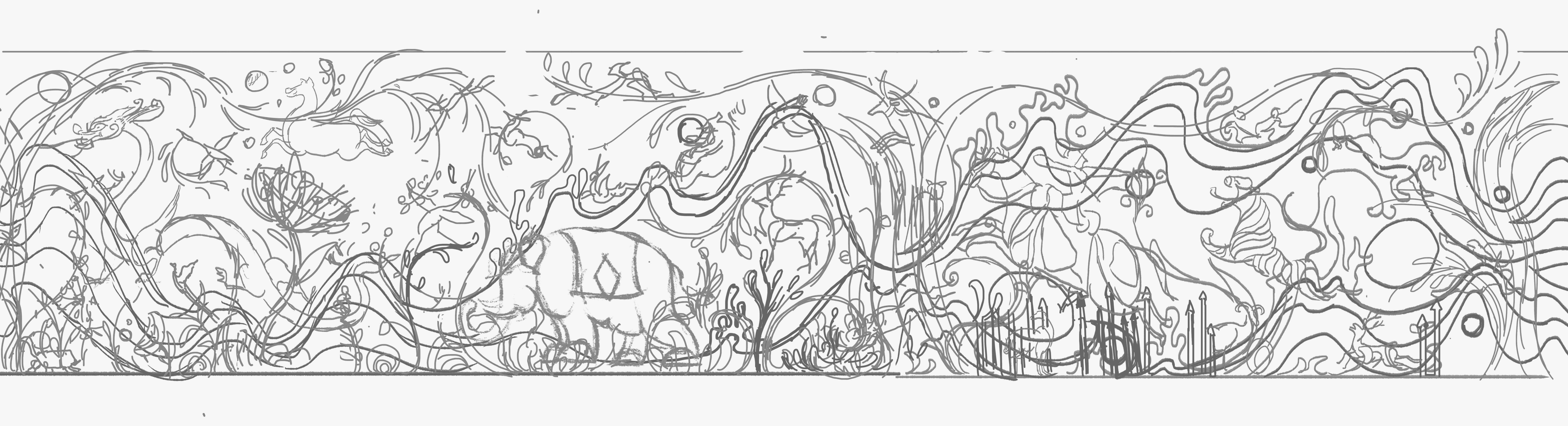 线条-改绘-灰阶-成稿