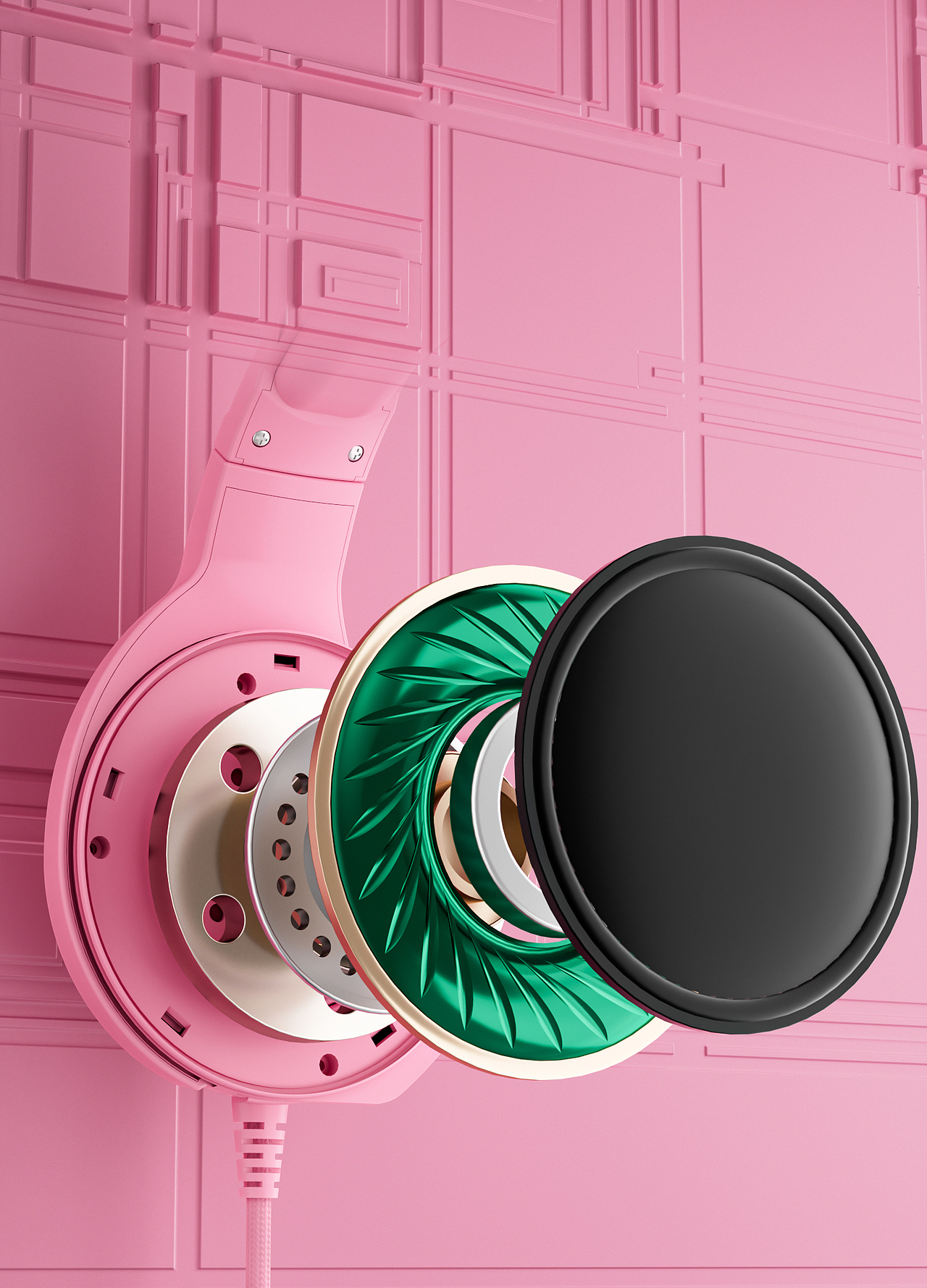 亞馬遜耳機(jī)渲染（圖ZMzU1ODAwODIw） - 產(chǎn)品 - 站酷設(shè)計(jì)師黎黎呀i原創(chuàng)素材 - 站酷ZCOOL