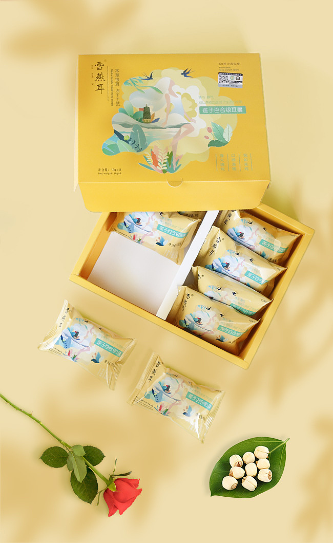 银耳冻干朋友圈海报