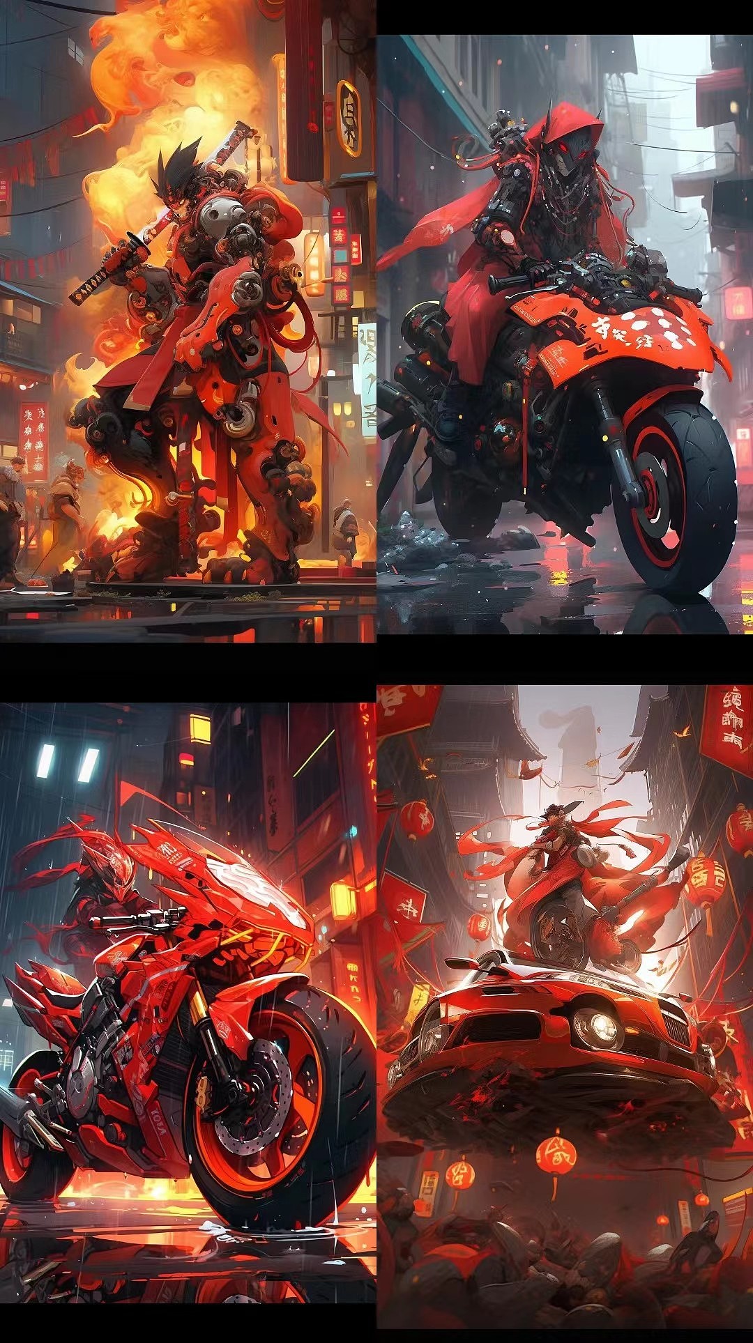 HBYAI插画创作练习展示