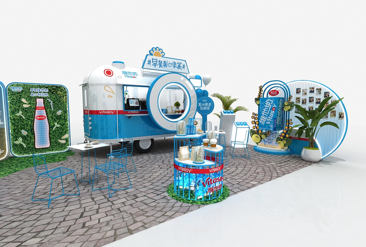 快餐车快闪路演（图ZMzY0MDc4NjY4） - 场景 - 站酷设计师铁血柔情真汉子原创素材 - 站酷ZCOOL