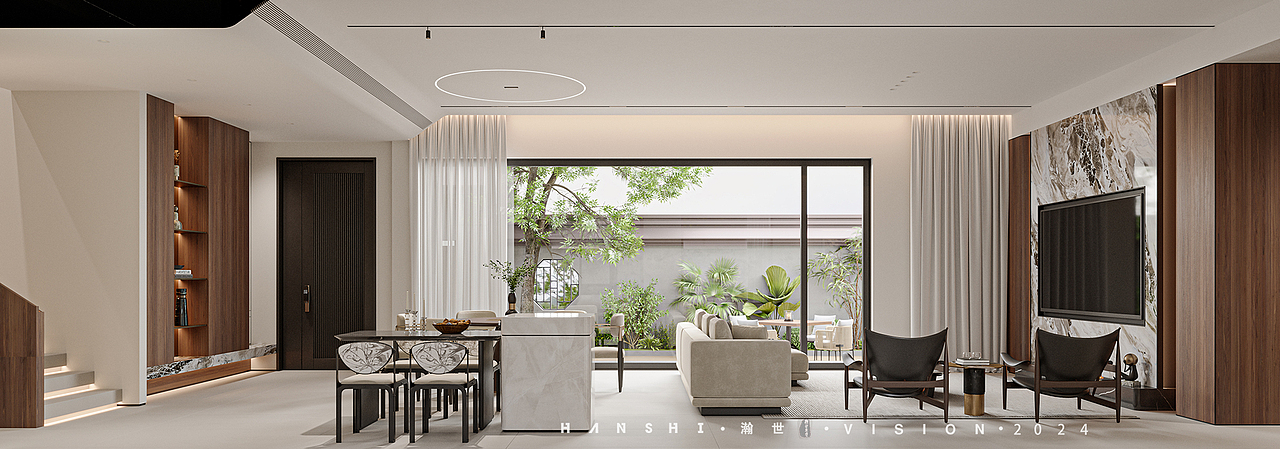 现代意式别墅-瀚世表现