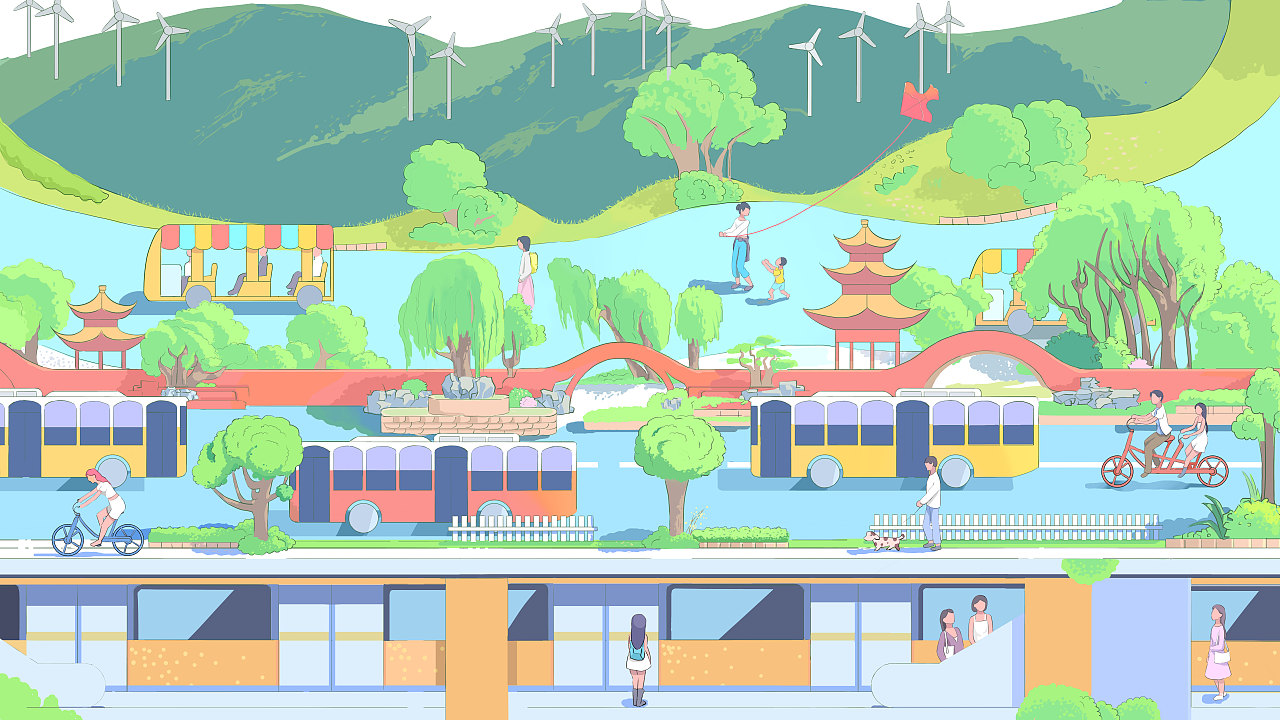 低碳生活，绿色未来