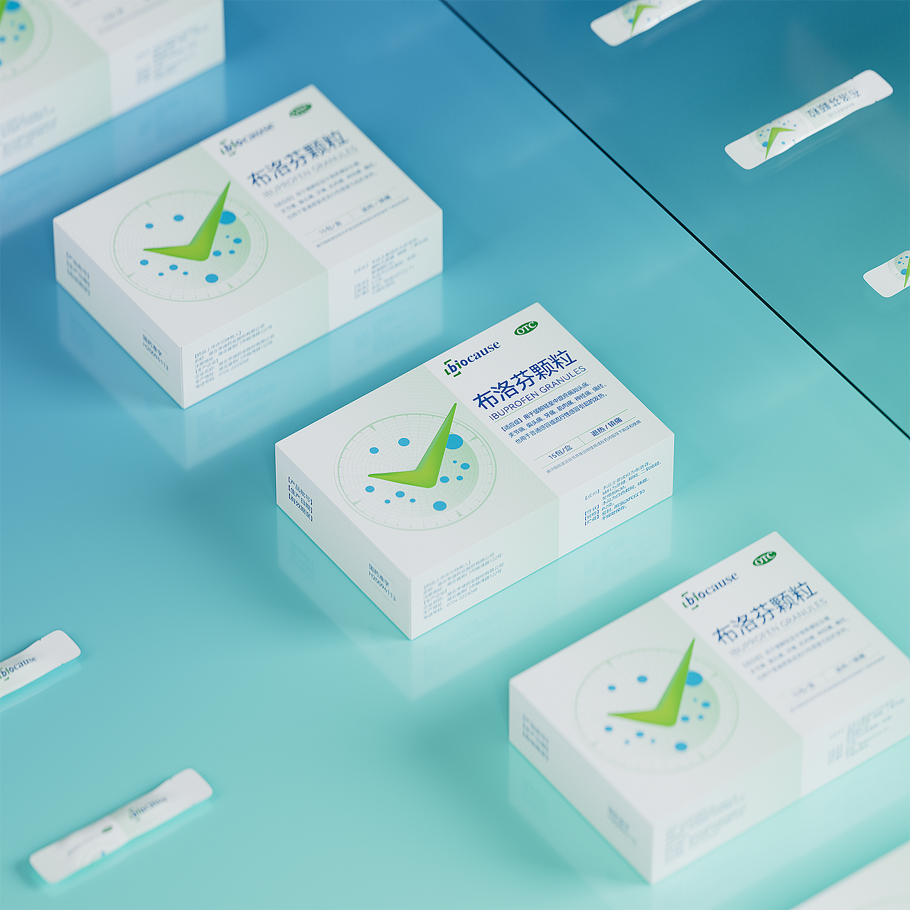 终于脱离那焦虑的红色体操队- Biocause布洛芬包装设计