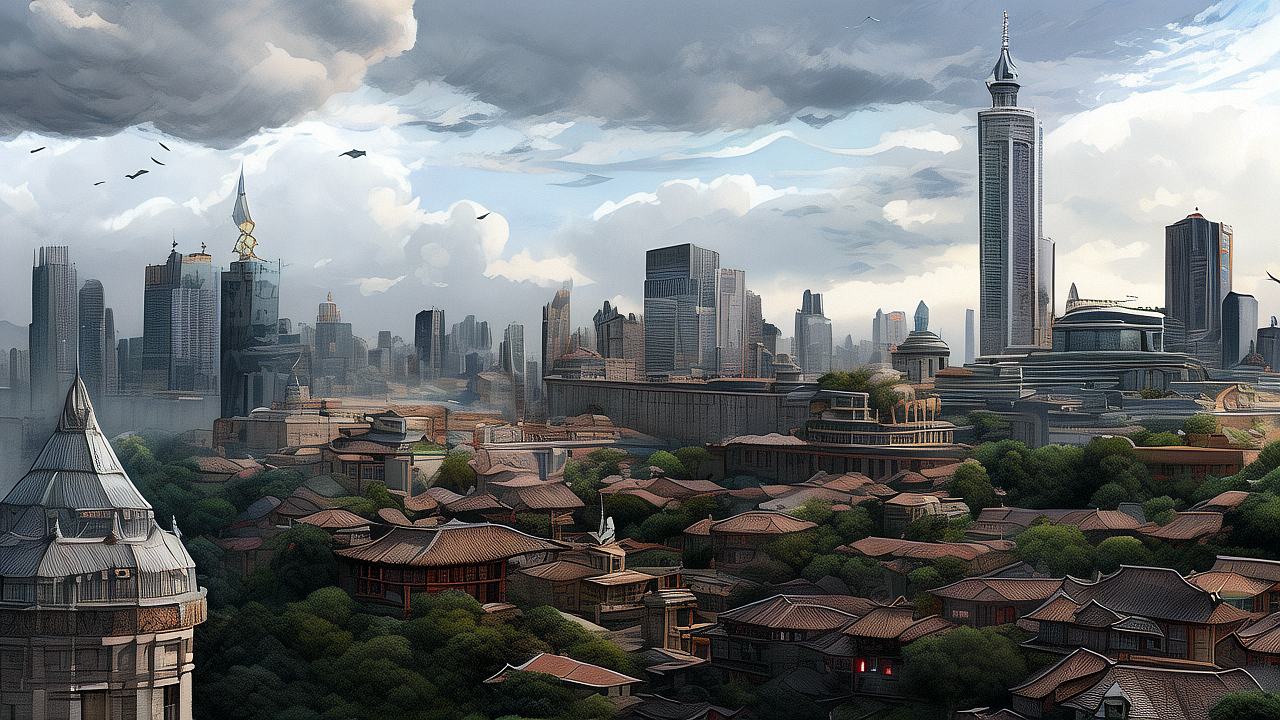 不同风格的城市风光（一）