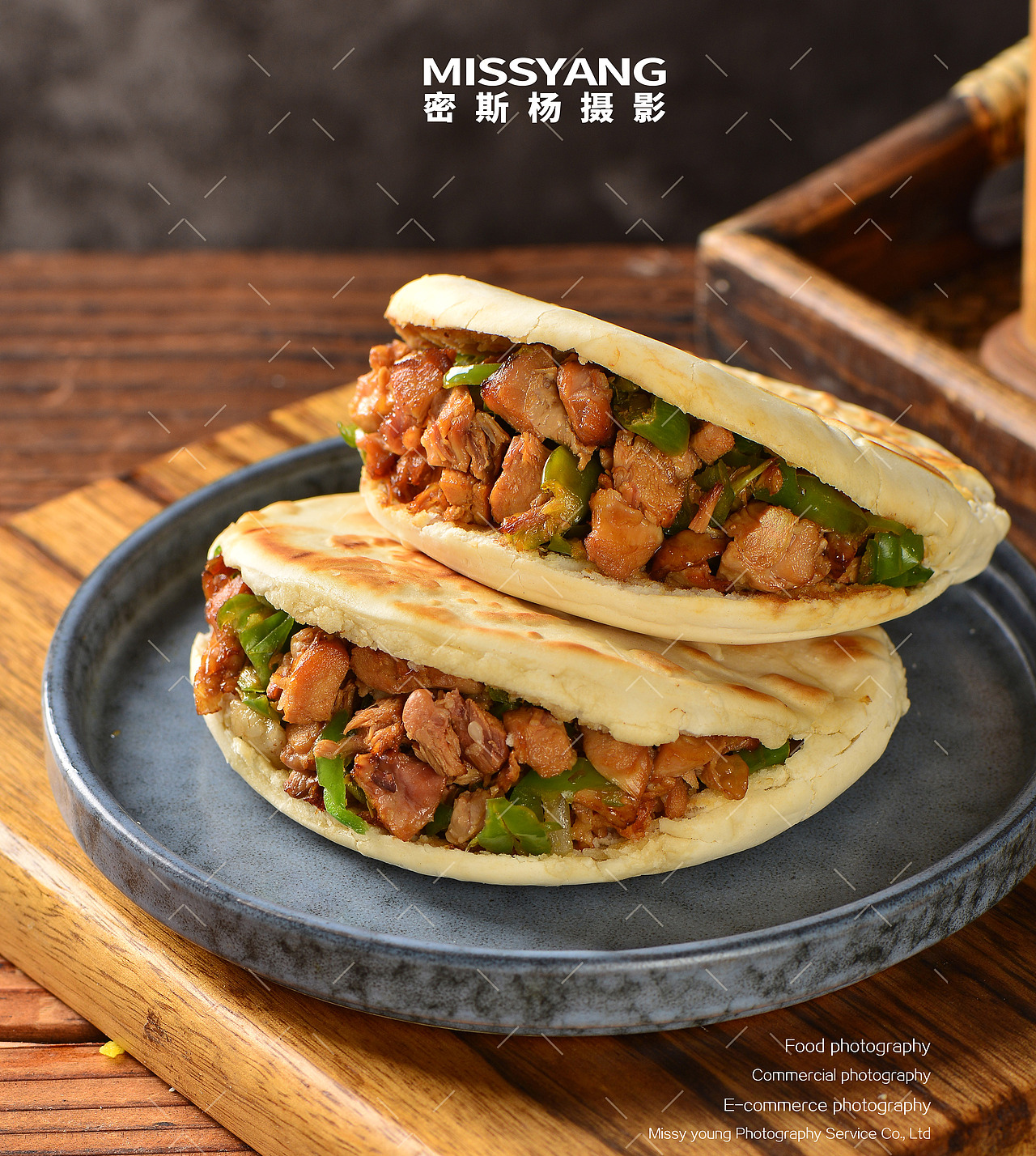 白吉馍肉夹馍|美食摄影|电商摄影|小吃拍摄×郑州密斯杨