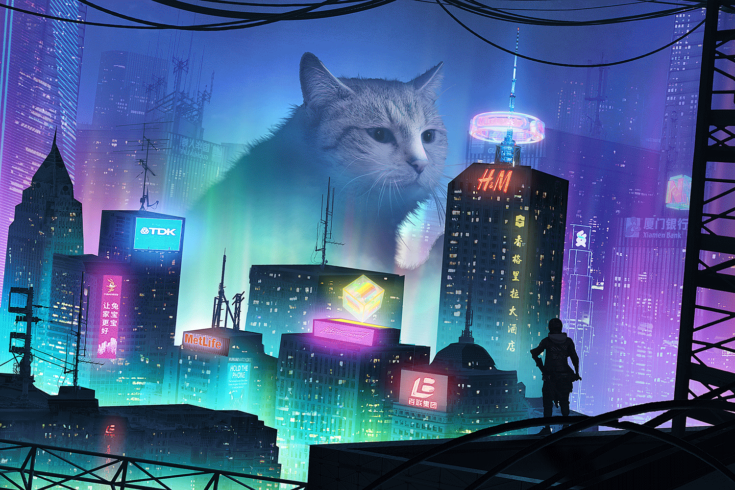 赛博朋克练习作品（图ZMzIzMjk1MDg0） - 图案 - 站酷设计师单12345原创素材 - 站酷ZCOOL