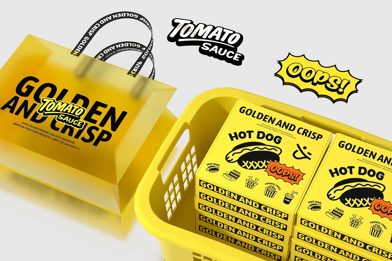 卷卷薯条-餐饮策略视觉设计