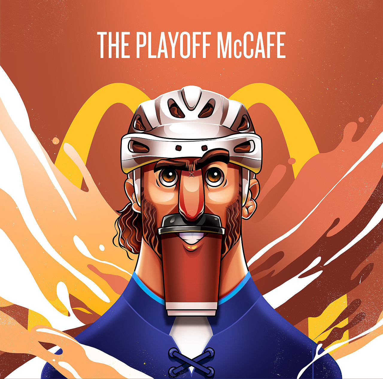 McDonald's加拿大冰球季后赛菜单设计（图ZMzUxOTc0OTcy） - 海报 - 站酷设计师大叔Pro原创素材 - 站酷ZCOOL