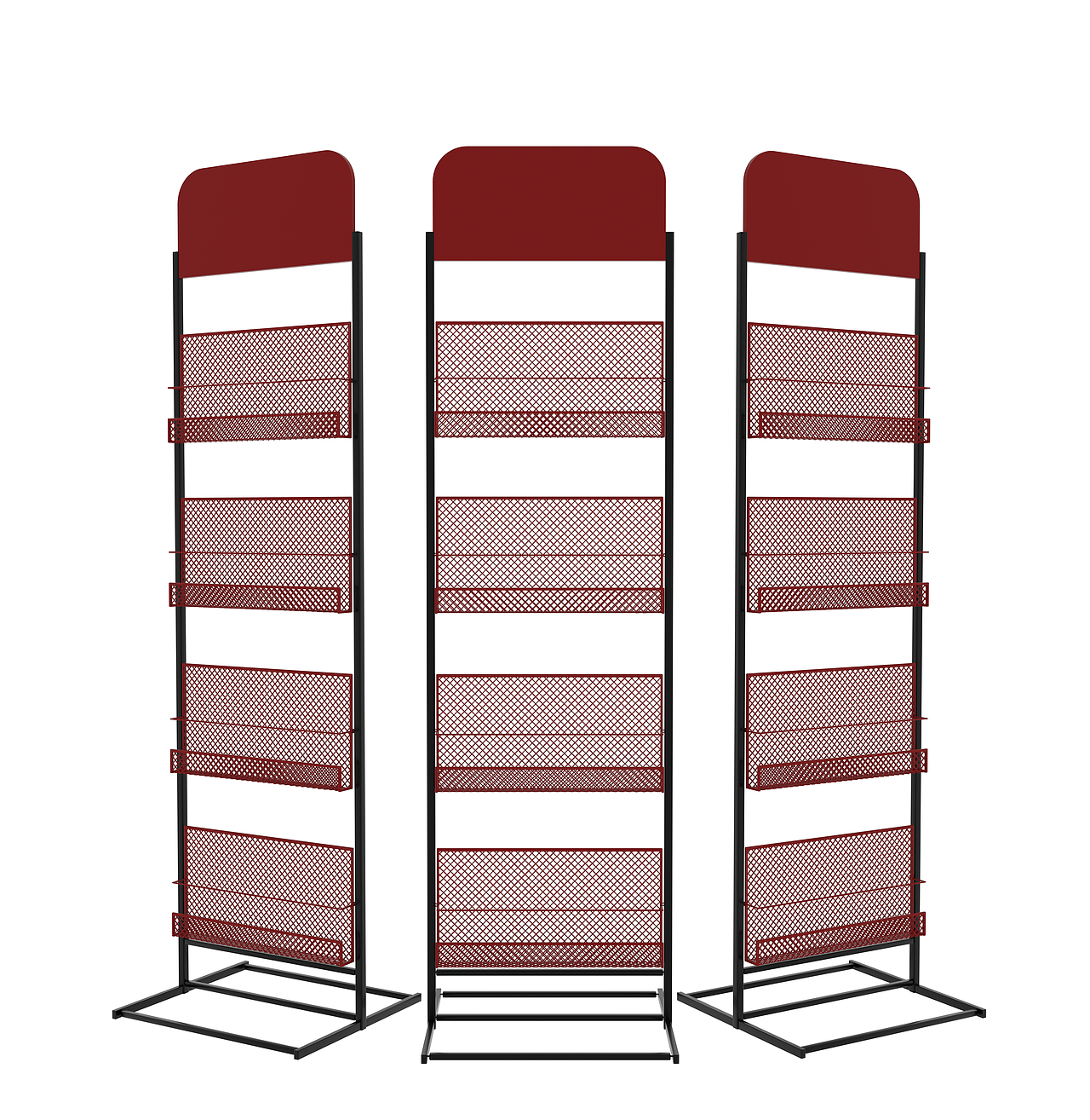 多功能组合货架-建模渲染效果图
