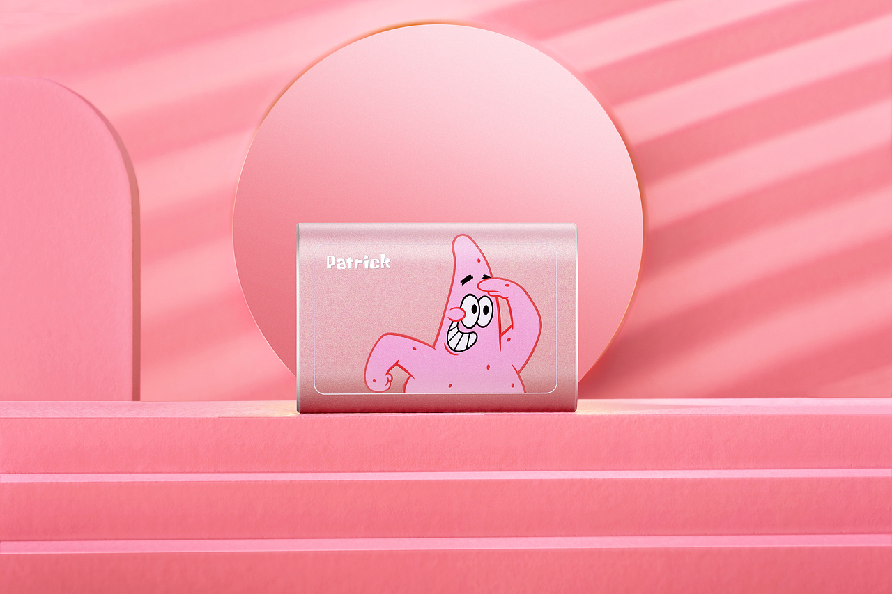 海绵宝宝 惠普 联名固态移动硬盘