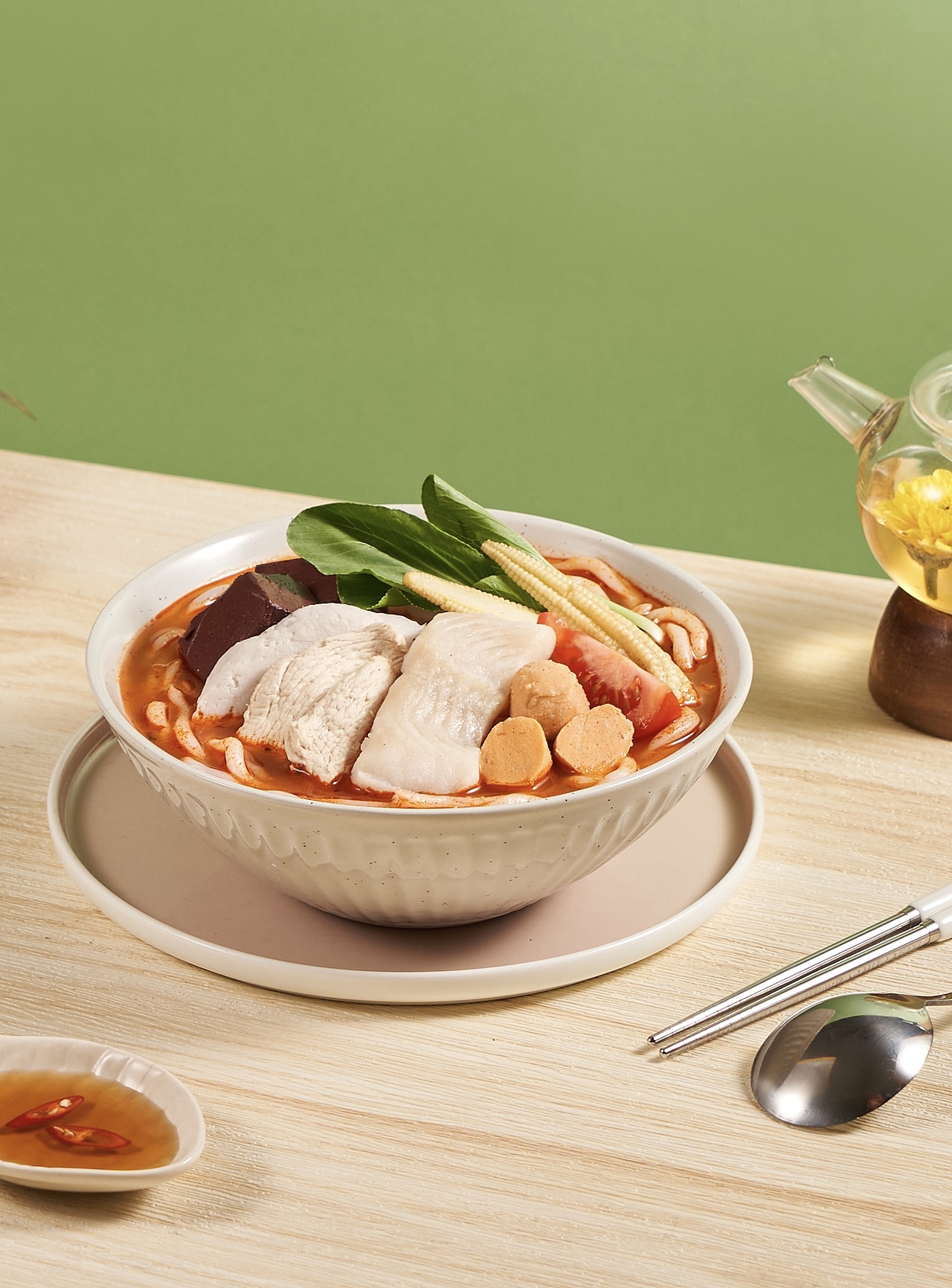 广州潮汕汤粉米线河粉粿条杀猪粉菜品外卖菜单拍摄