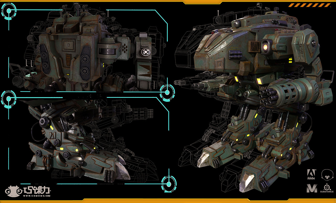 【学生作品】张钟桦 --《战地机甲》