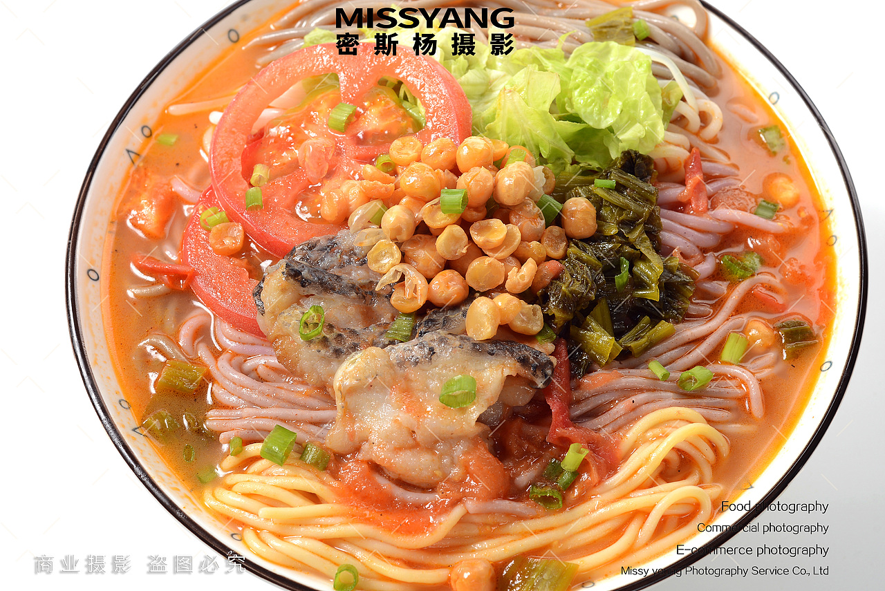 五谷鱼粉米粉小吃|电商美食摄影|餐饮拍摄×郑州密斯杨