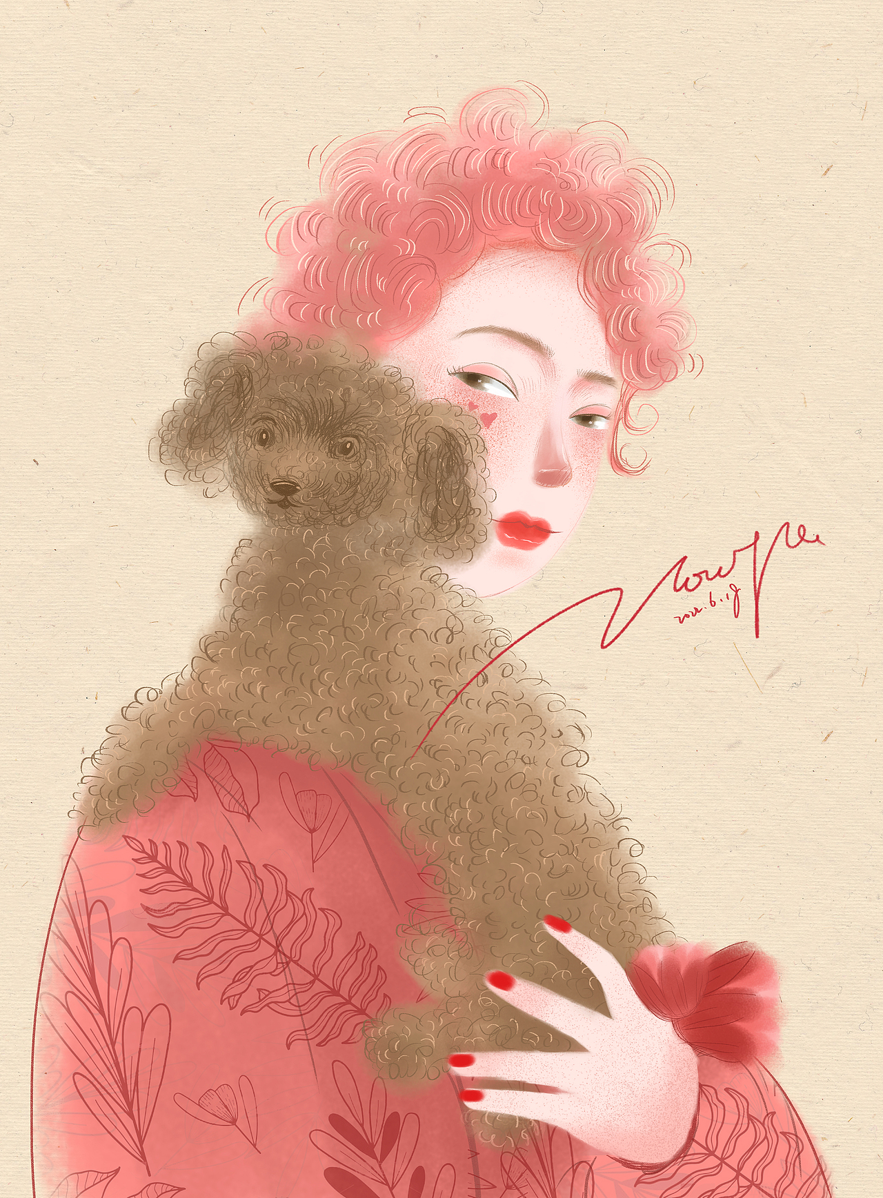 人物插画练习（图ZMzEyNTM4MTU2） - 商业插画 - 站酷设计师柴小米原创素材 - 站酷ZCOOL