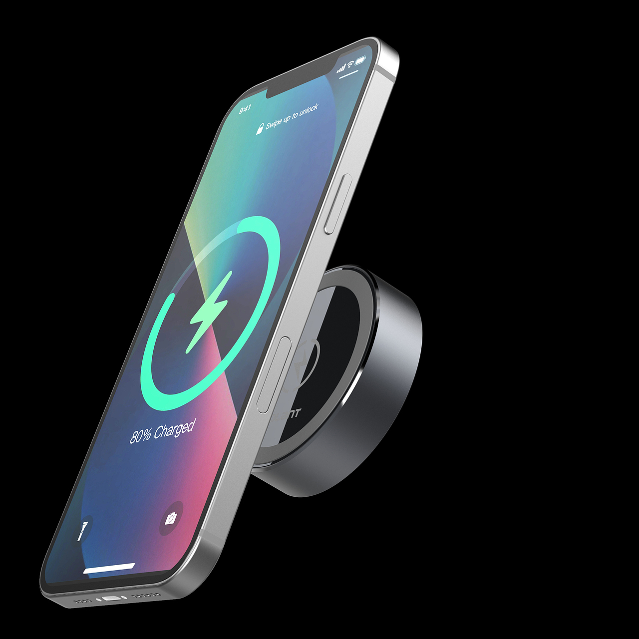 磁吸充电宝手机无线充支架