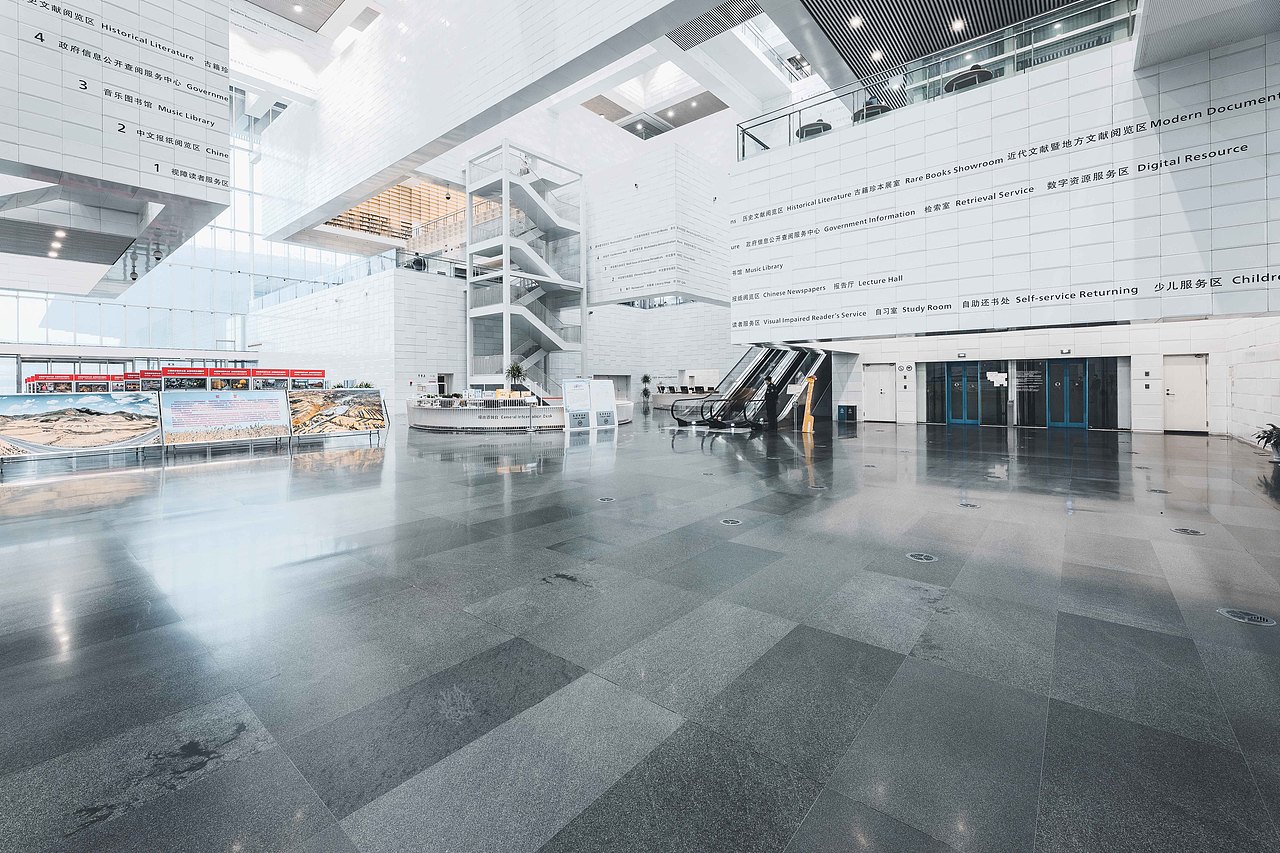 天津图书馆/Tianjin Library（图ZMzI4MjMwODk2） - 人文/纪实摄影 - 站酷设计师北武原创素材 - 站酷ZCOOL