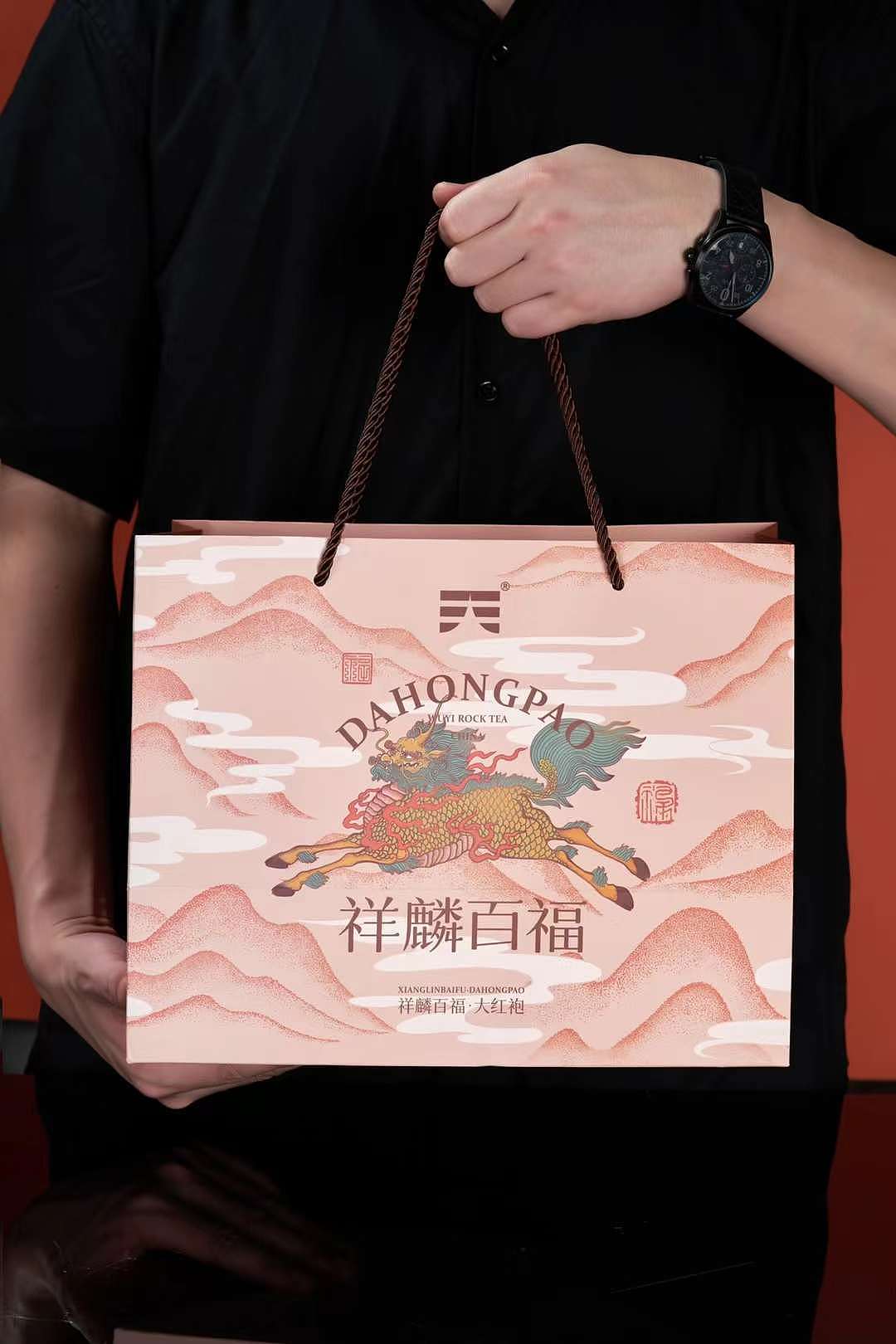 茗为天祥麟百福茶包装 | 森与设计（图ZMzE1MDc2NTAw） - 包装 - 站酷设计师森与品牌设计原创素材 - 站酷ZCOOL