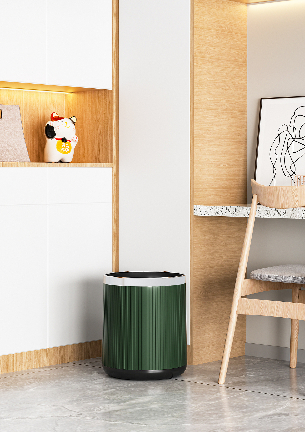 简欧｜垃圾桶产品外观创新设计