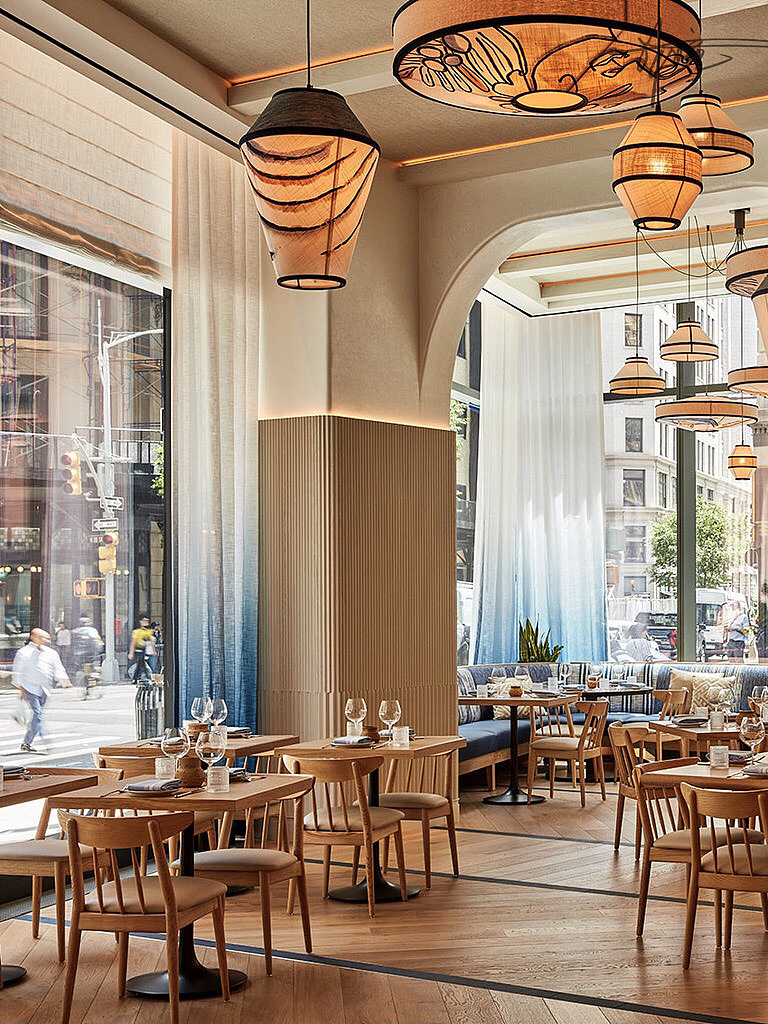 现代创意餐厅效果图