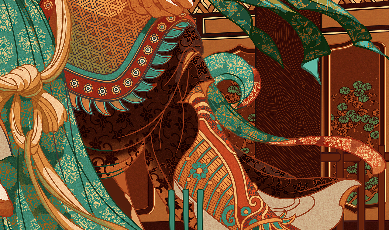 《画壁》组画系列（图ZMzYwNTM4MzM2） - 商业插画 - 站酷设计师唐众汤忠原创素材 - 站酷ZCOOL