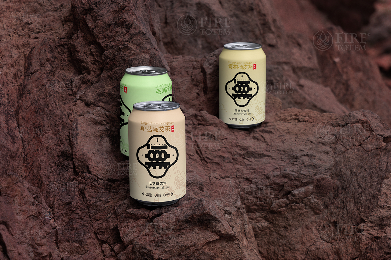 呈果(合肥)品牌 X 無糖茶品牌包装全案（图ZMzYyMzM5Mjg4） - 包装 - 站酷设计师FireTotem原创素材 - 站酷ZCOOL