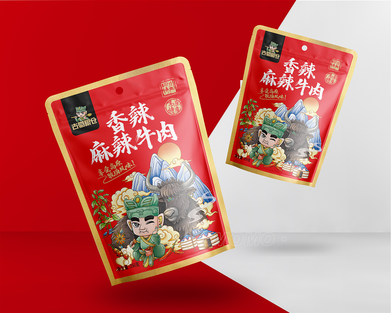 牦牛肉包装设计