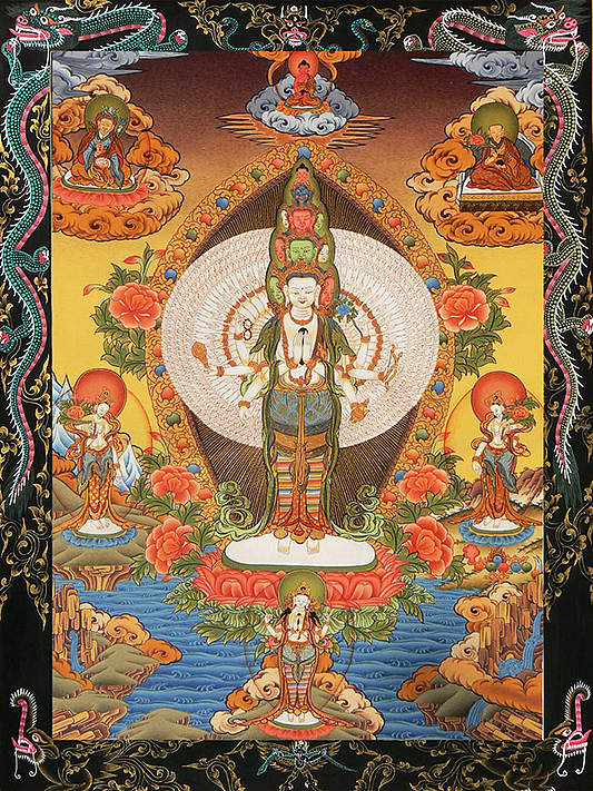 唐卡系列-千手观音