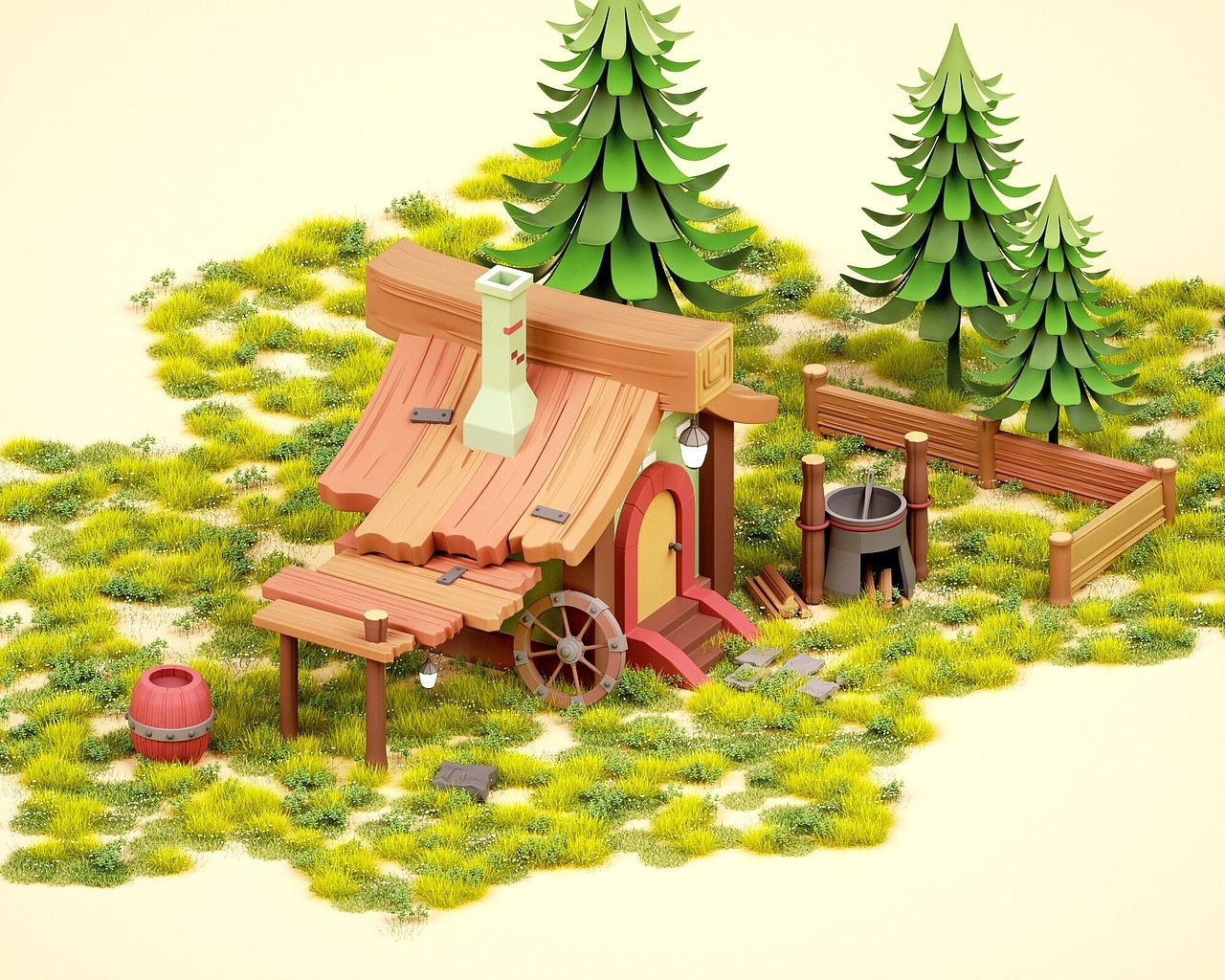 C4D零基础第四期学员作品——NiaoNiao的C4D课堂(上)(图ZMzAzMzc4MDEy) - 场景 - 站酷设计师我就是NiaoNiao原创素材 - 站酷ZCOOL