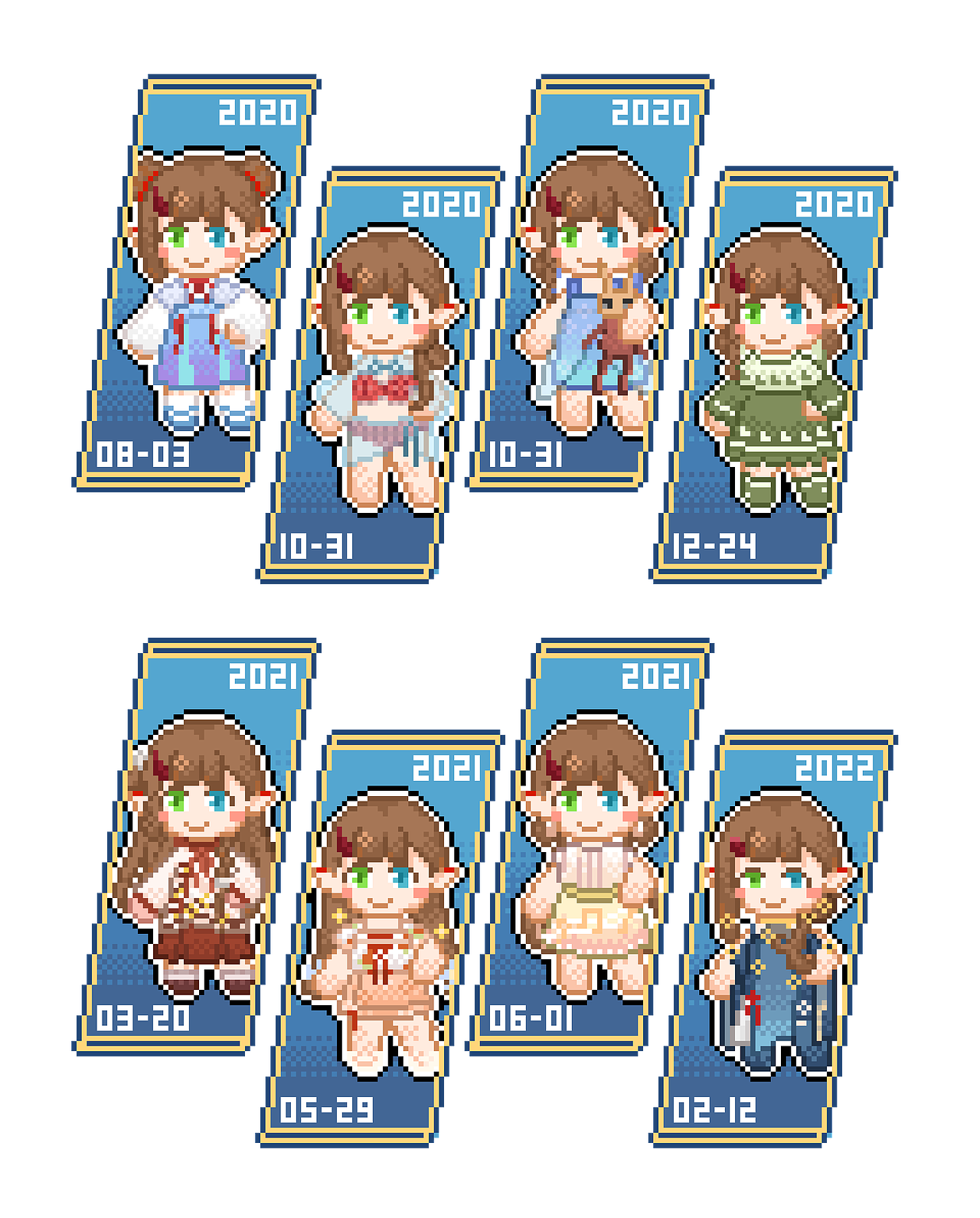 【生日&二周年】像素风周年总结