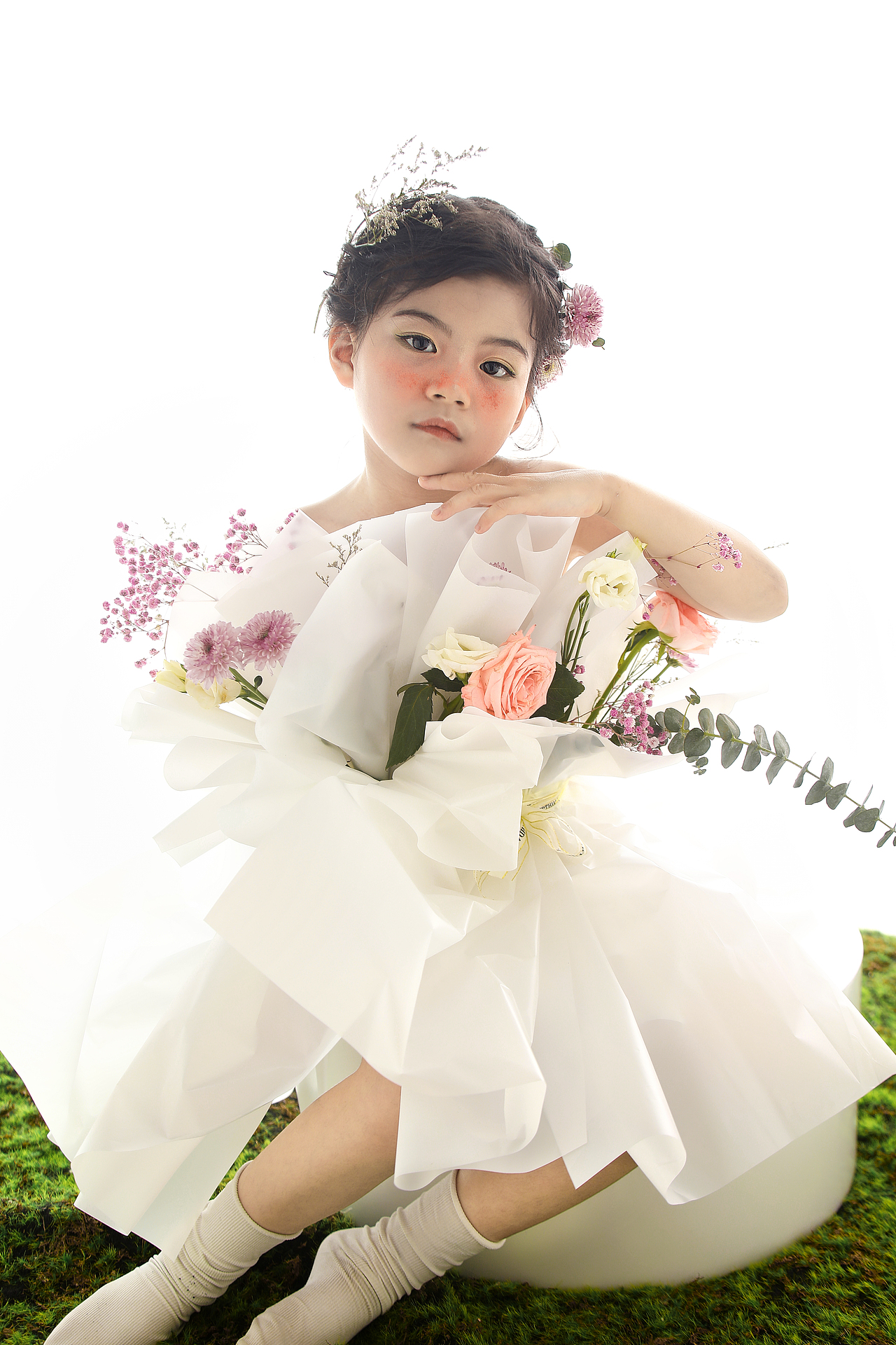 花束写真|儿童摄影（图ZMzA0MDA4MzI0） - 人像摄影 - 站酷设计师微光摄影工作室原创素材 - 站酷ZCOOL