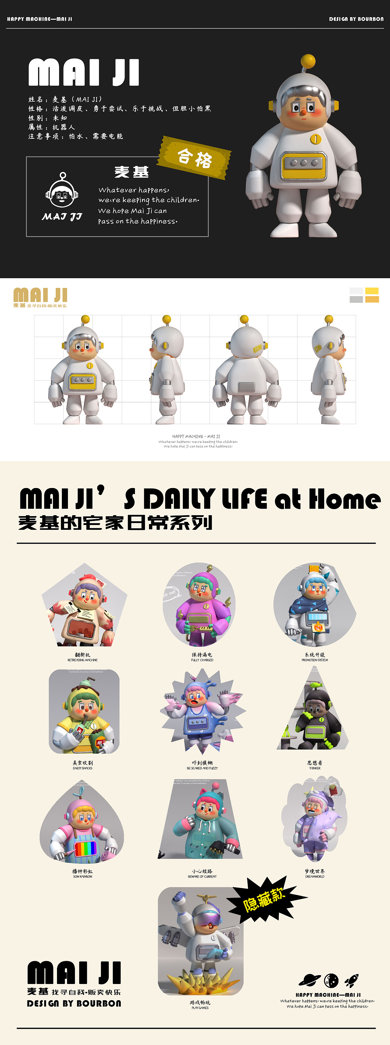 IP盲盒设计/快乐贩卖机-麦基（图ZMzA2ODY5Njgw） - IP形象 - 站酷设计师波本设计原创素材 - 站酷ZCOOL