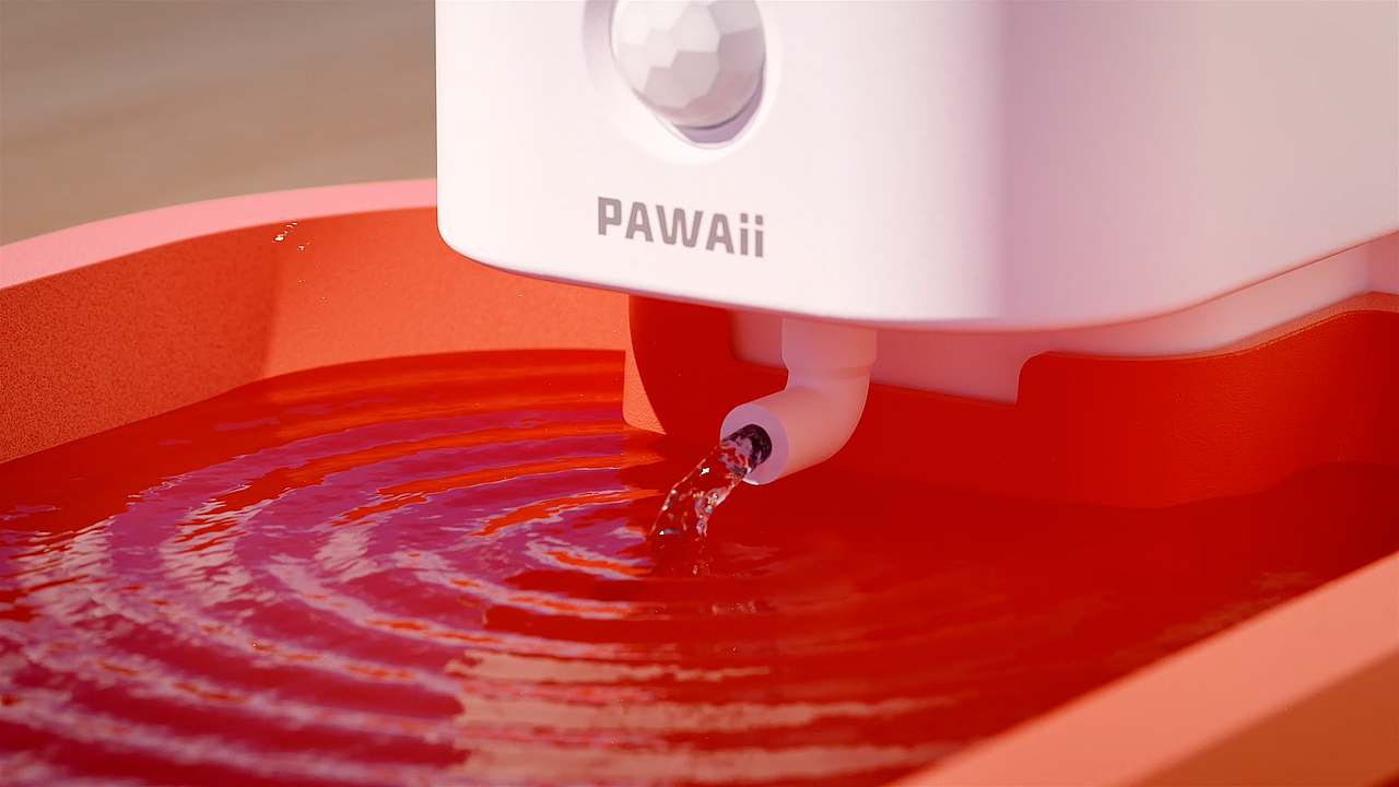 Pawaii 宠物智能饮水机产品动画视频