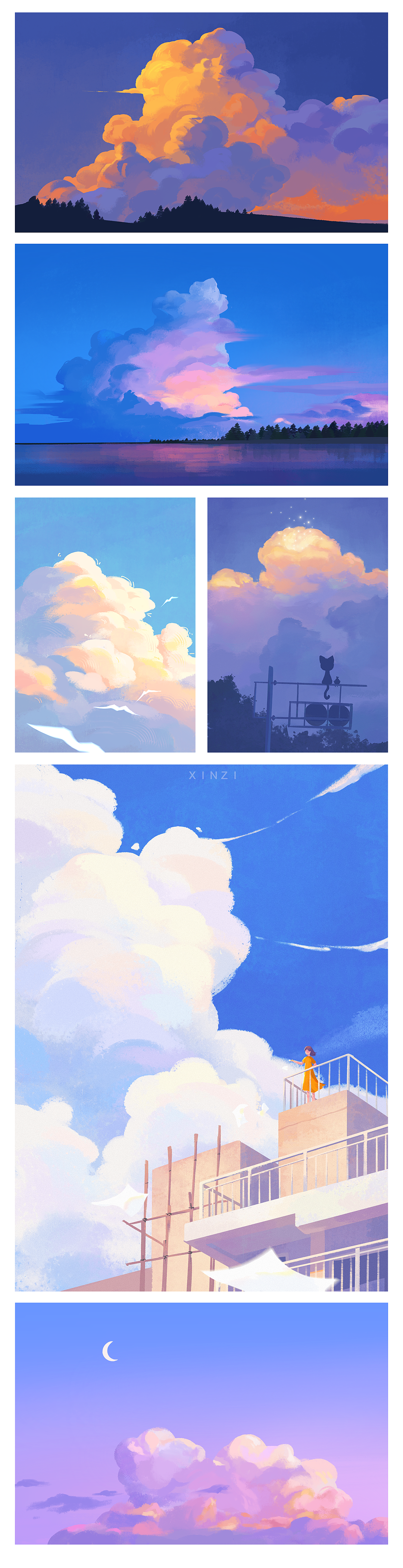 色彩60天速涂合集（圖ZMzI0NTg5OTcy） - 商業(yè)插畫 - 站酷設(shè)計師鑫子XIN原創(chuàng)素材 - 站酷ZCOOL