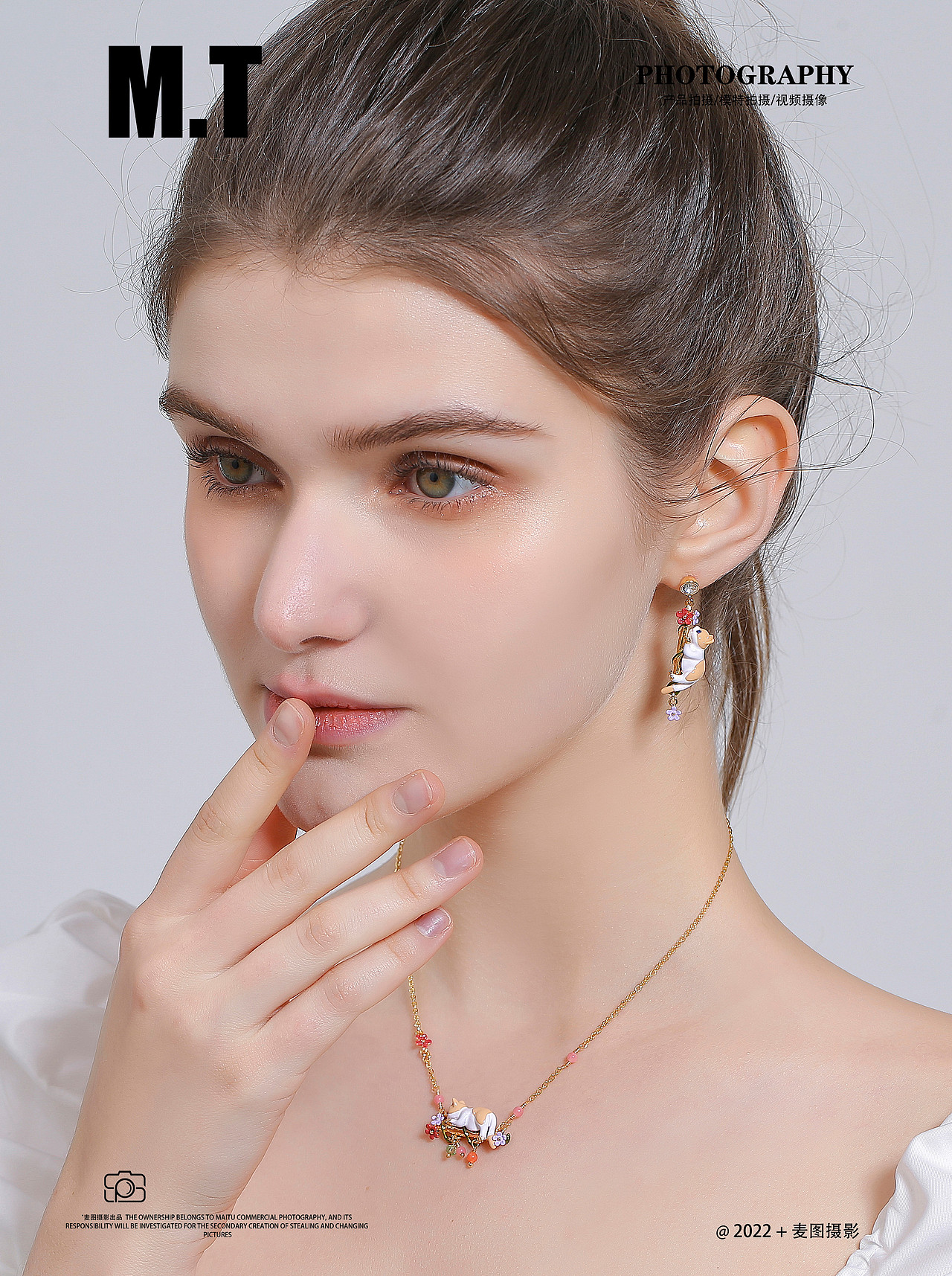 产品摄影 外模饰品拍摄 小清晰风格耳饰项链戒指拍照