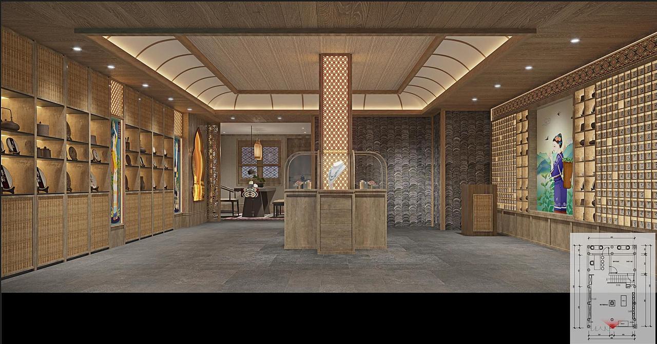 云端绿色 傣族休闲茶室spa