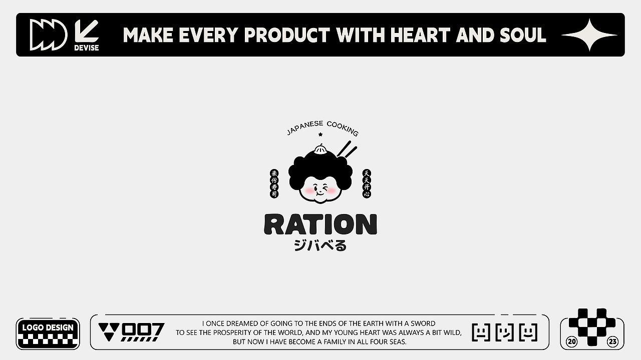 趣味扁平卡通logo丨初识