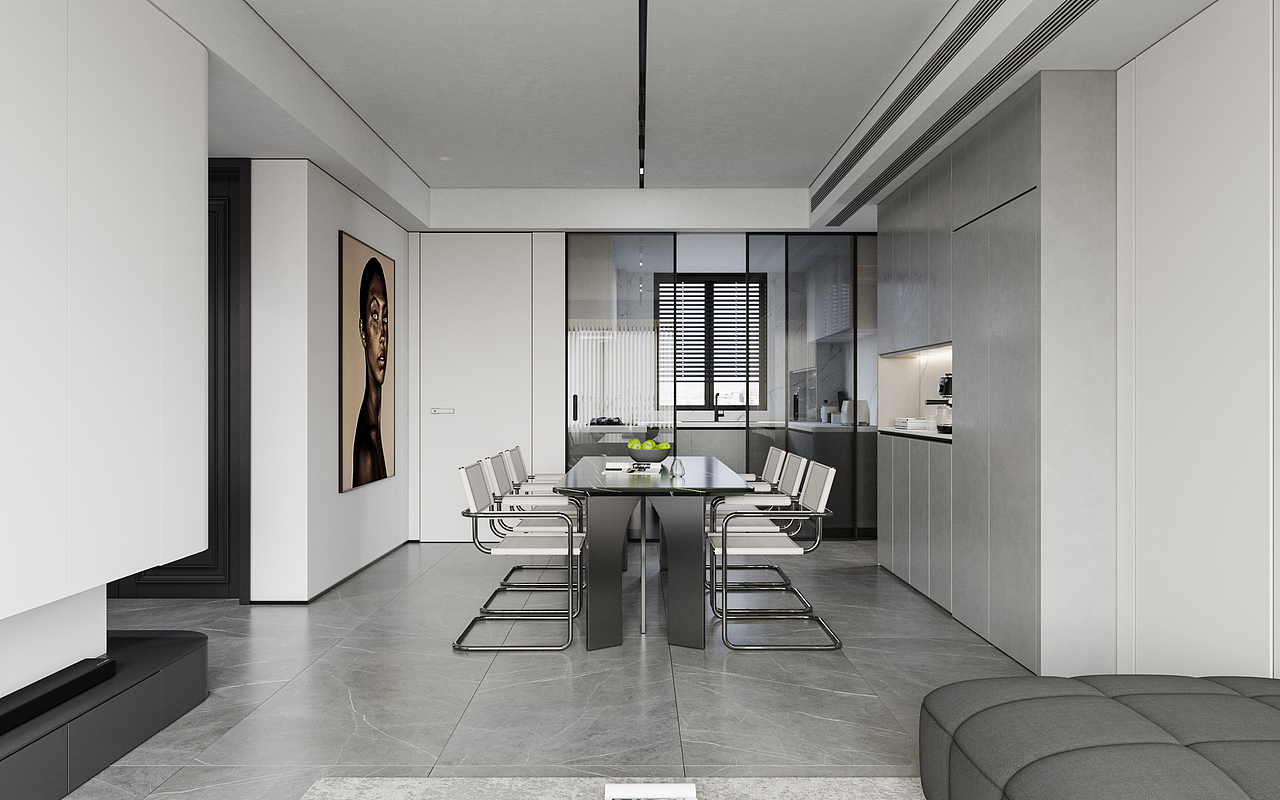 现代黑白灰（图ZMzI3NTY4MTcy） - 家装设计 - 站酷设计师小狗叫大花原创素材 - 站酷ZCOOL